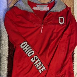 Vintage Ohio state half zip